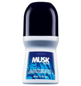Musk marine for men roll-on anti-perspirant deodorant